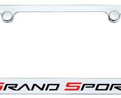 116654 10-13 kentekenplaat frame / bezel - chroom - c6 grand sport
