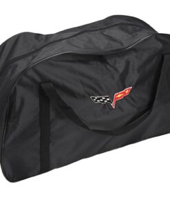 116672 Opbergzak - Zwarte Duffle / Car Cover met C6 geborduurd Logo