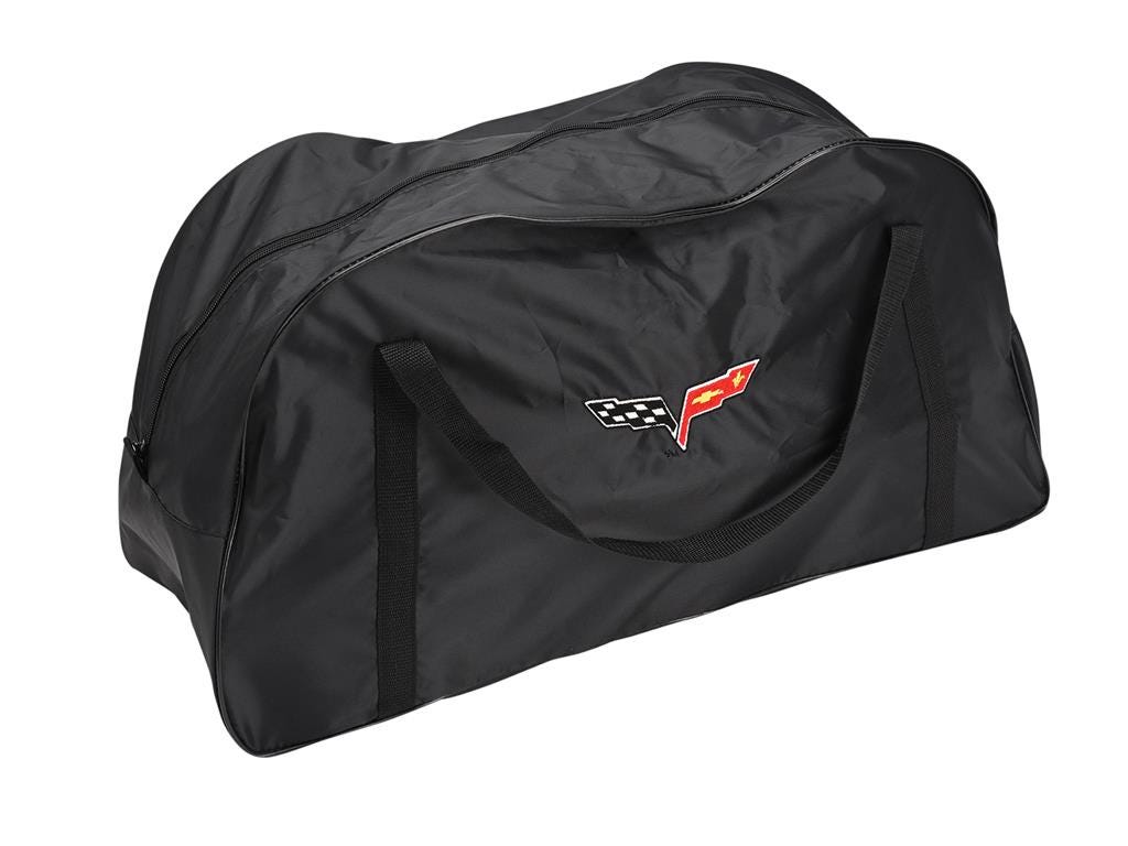 116672 Opbergzak - Zwarte Duffle / Car Cover met C6 geborduurd Logo