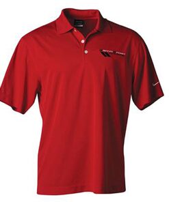 116687 Red Nike Polo Shirt met Grand Sport geborduurd Emblem