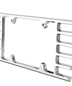 116813 05-25 chroom billet open einde achterkentekenplaat frame / bezel