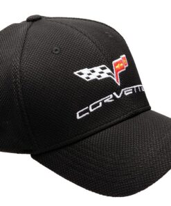 116943 zwart Flexfit prestatie Hat met C6 Embroidered Logo
