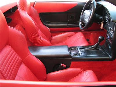 134046 94-96 cabriolet Standard interieur Package leer Look stoel afdekkingen (ND) - CA