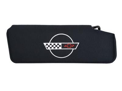 134125L 91-96 Sunvisor - Vervanging W/Geborduurd C4 logo Links