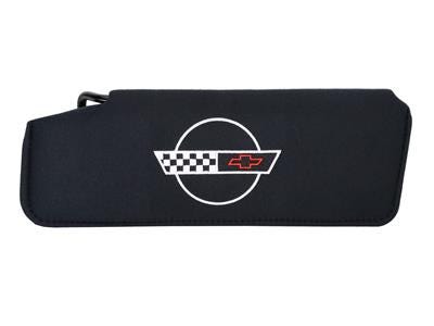 134125R 91-96 Sunvisor - Vervanging deur geborduurde C4 logo rechterhand