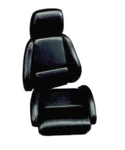 134348 89-93 stoel afdekking Driver zwart Only leer Standard (ND) - CA