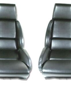 134382 84-88 stoel afdekking - Driver zwart Only leer Standard Non Perforated (ND) - CA