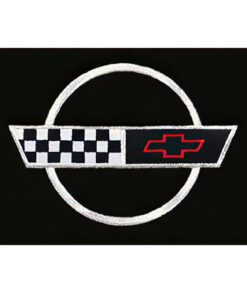 134861 1994-1996 ACC TruVette vloermatten met geborduurde C4 embleem