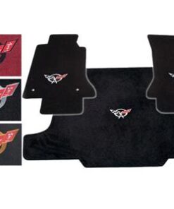 135009 1998-2004 C5 Cargo/Floor Mat Set met zwart C5 logo van Lloyd Design Convertible