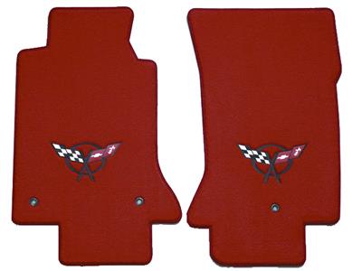 135018 1997-2004 C5 Floor Mats met zwart C5 logo van Lloyd Design