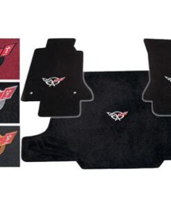 135020 1997-2004 C5 vracht en vloermat set met zilveren C5 logo van Lloyd Design Coupe