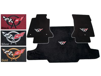 135028 1997-2004 C5 Vracht- en vloermat Set met Gold C5 Logo van Lloyd Design Coupe