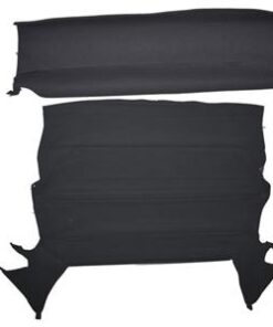 135051 1998-2004 soft top / convertible top headliner - correct - zwarte lori doek