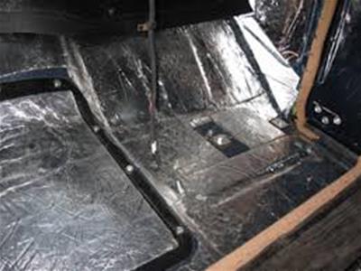135055 1997-2004 Hushmat Corvette Sound Deadner & Isolatie Kit Floor