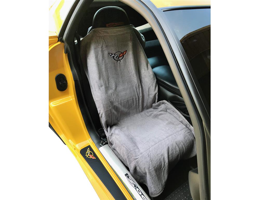 135119 97-04 Seat Armour Cover w/C5 Emblem Accessoire Kleur: Grijs