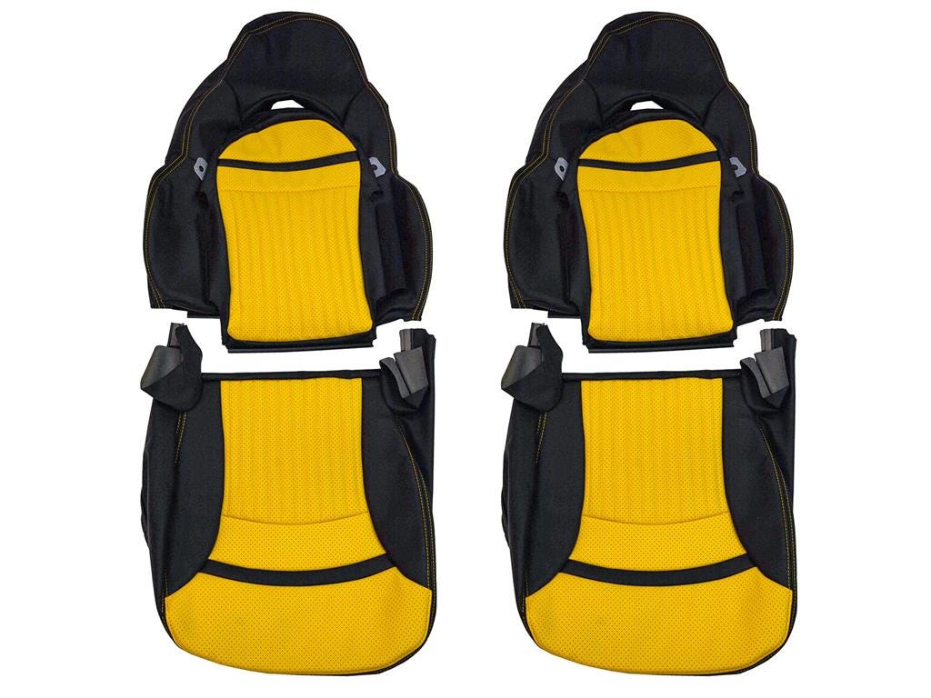 135127 97-04 sport aangepaste leder-achtige stoelbekleding