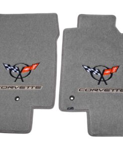 135137 1997-2004 Vloermatten - met zwart C5 logo en Corvette Script - Lloyd Design