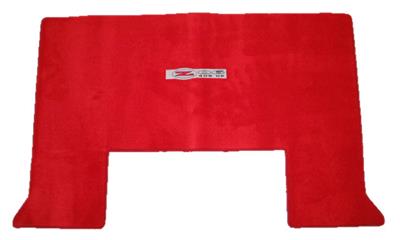 135139 2002-2004 Red Cargo Mat met C5 Z06 405HP Logo - Lloyd Design