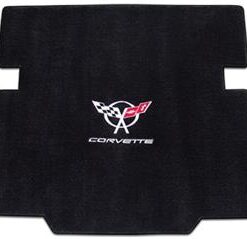 135179 1997-2004 cargo mat-convertible w/zilver c5 logo en corvette script - lloyd de