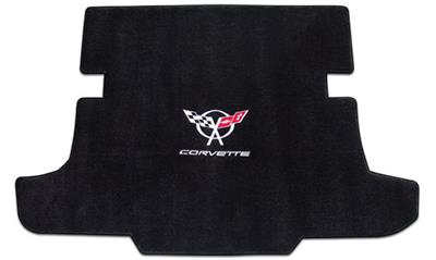 135179 1997-2004 cargo mat-convertible w/zilver c5 logo en corvette script - lloyd de