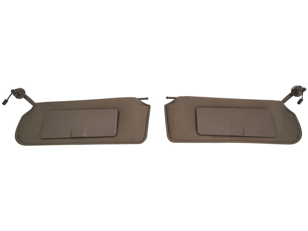 135425 2003-2004 Shale Sunvisors Correct met verlichte ijdelheid spiegel - Pair - CA
