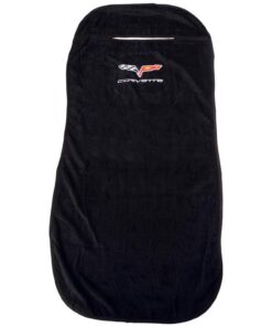 136041 05-13 stoel Armour afdekking w/C6 Emblem Accessory kleur: zwart