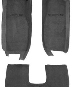 136084 05-13 Carpet set - coupé voor met Riser - Mass Back - Truvette