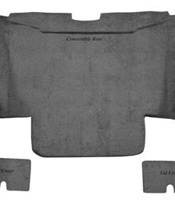 136137 05-13 Carpet set - cabrio achter met Mass Back - Truvette