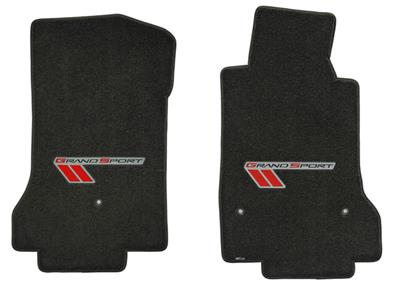136205 2013 vloer matten - rood en zwart C6 Grand Sport Emblem - Lloyd ontwerp 2013 Late