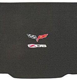 136208 2006-2013 C6 bagageruimte mat Ebony met Z06 Double Logo Lloyd ontwerp