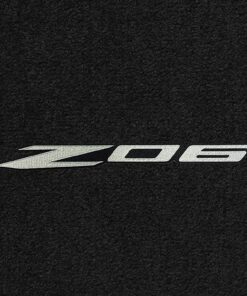 138012 2023 Lloyds zwart Z06 zilver on zwart Logo vloer matten