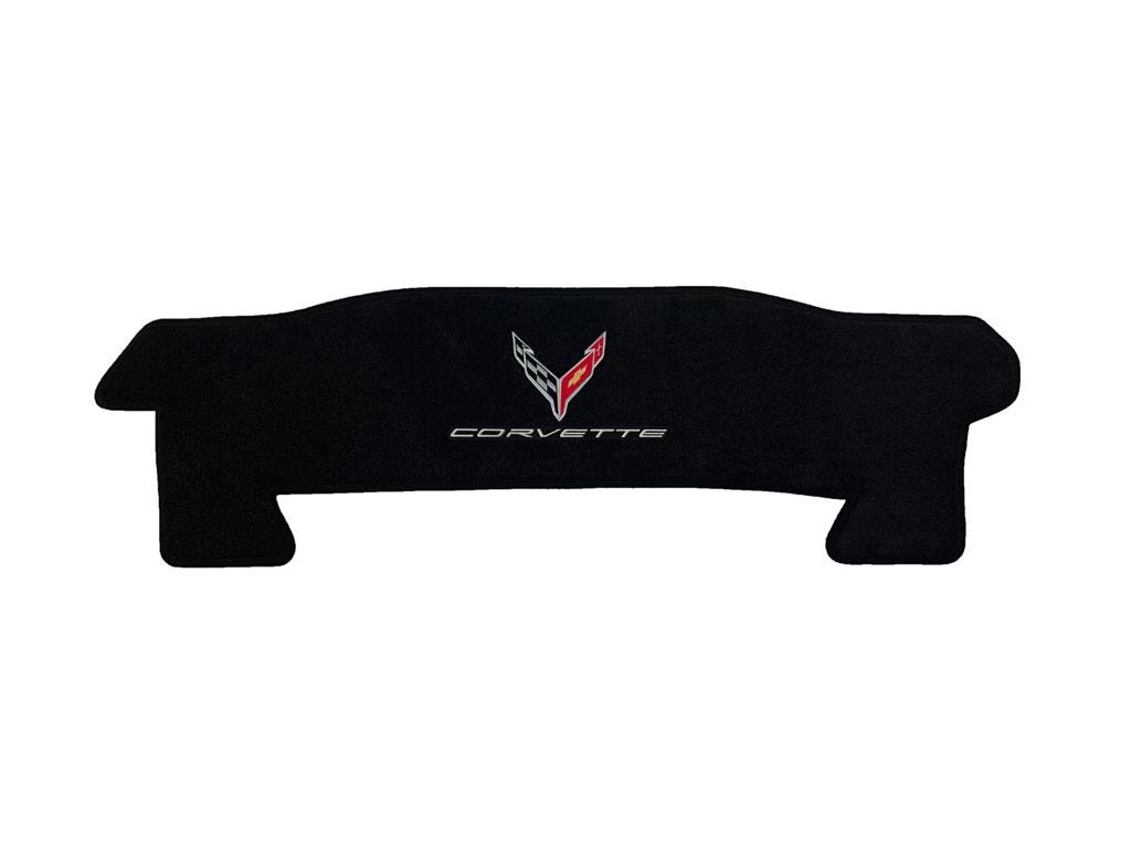 138027 2020-2027 C8 Corvette cabrio Crossflag Emblem & Script achter Trunk mat