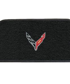 138041 2020-2027 Ebony / zwart Lloyds C8 Cross Flag Emblem voor Trunk mat