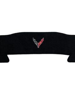 138084 2020-2027 C8 Corvette cabrio Crossflag Emblem zwart achter Trunk mat
