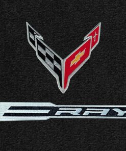 138228 2024-2025 Ebony / zwart Lloyds Eray Emblem & C8 Cross Flag vloer matten