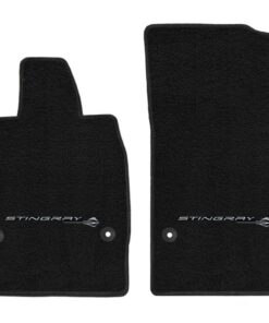 138468 2020-2027 Ebony / zwart Lloyds Stingray Script & Emblem vloer matten