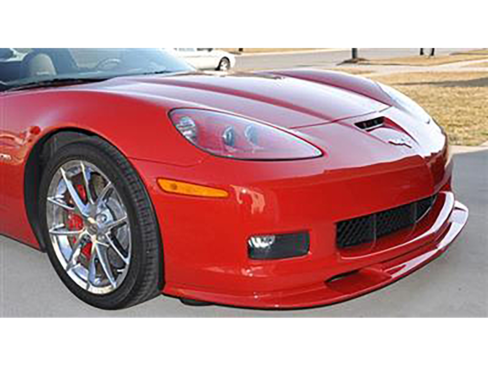 146086 06-13 ZR1 / Z06 stijl Fiberglass voor Splitter *kleur opgeven kleur*