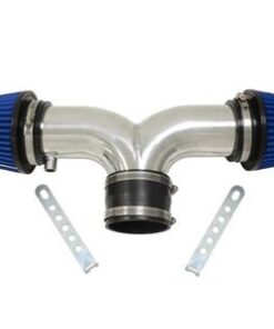 155040 01-04 Dual Cone Air Intake - Gepolijst aluminium met filters - CA