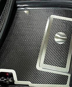 175124 97-04 Carbon Fiber & Roestvrij staal Batterij/Fuse Box Cover