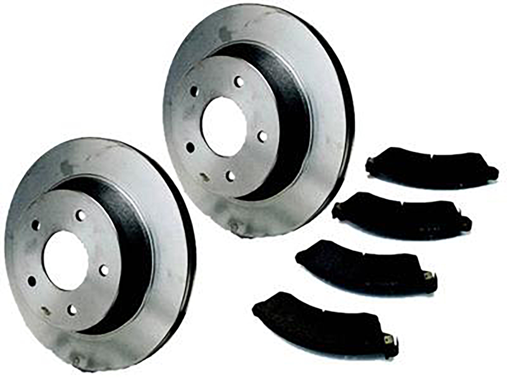 194173 84-87 Achterremrotorset met pads