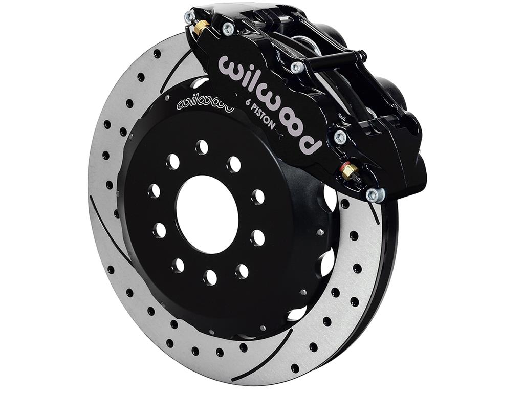 194411 85-87 Wilwood voor Superlite 6R rem Kit met geboorde en gesleufde 14" Rotor (ND)