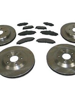 195030 97-04 Stock voor- en achterremrotor met padset