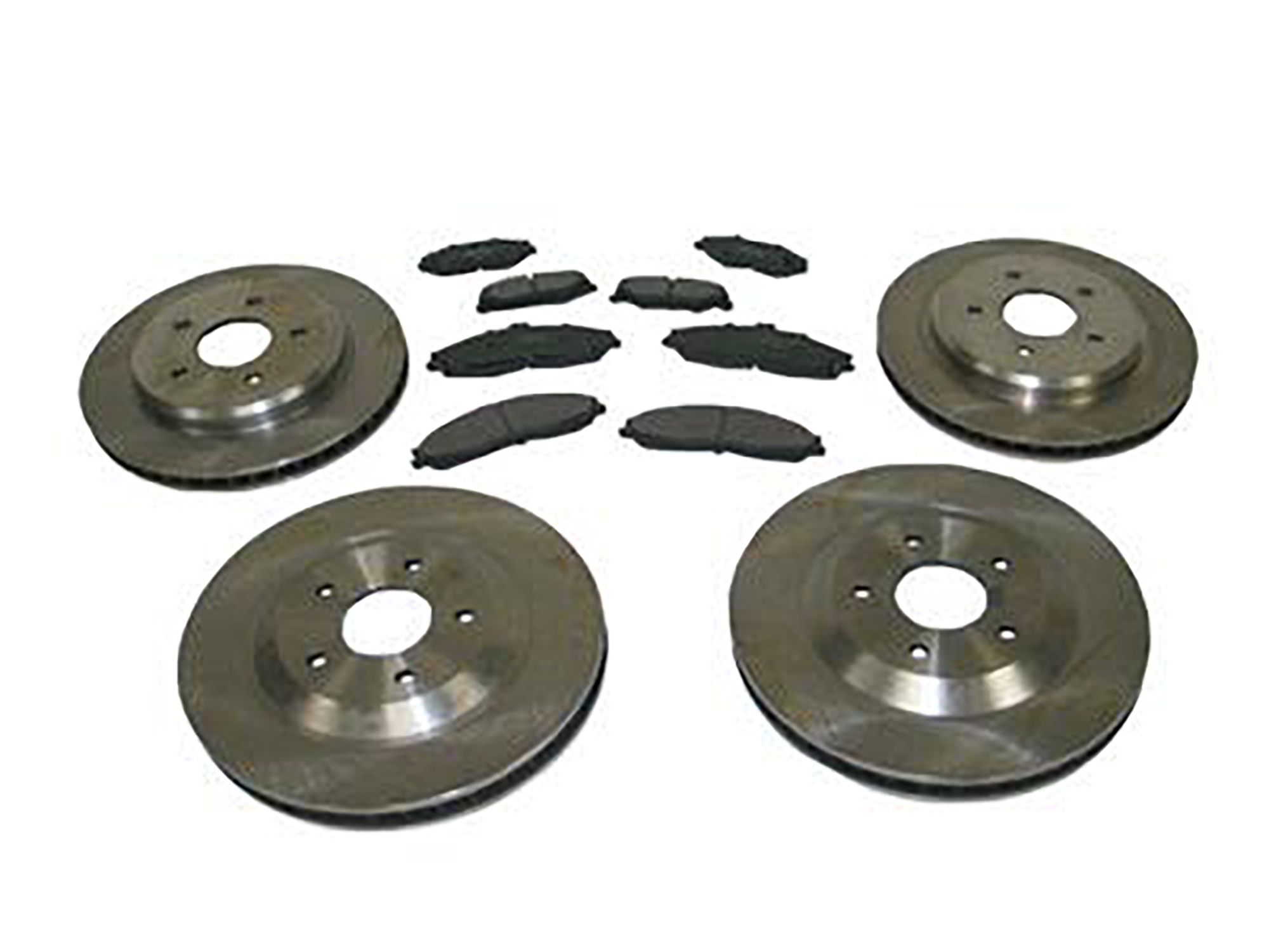 195030 97-04 Stock voor- en achterremrotor met padset