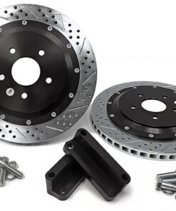 195141 97-13 Baer Rear Eradispeed Plus Rotor - 14.00" 97-04 Alle C6 behalve Z51