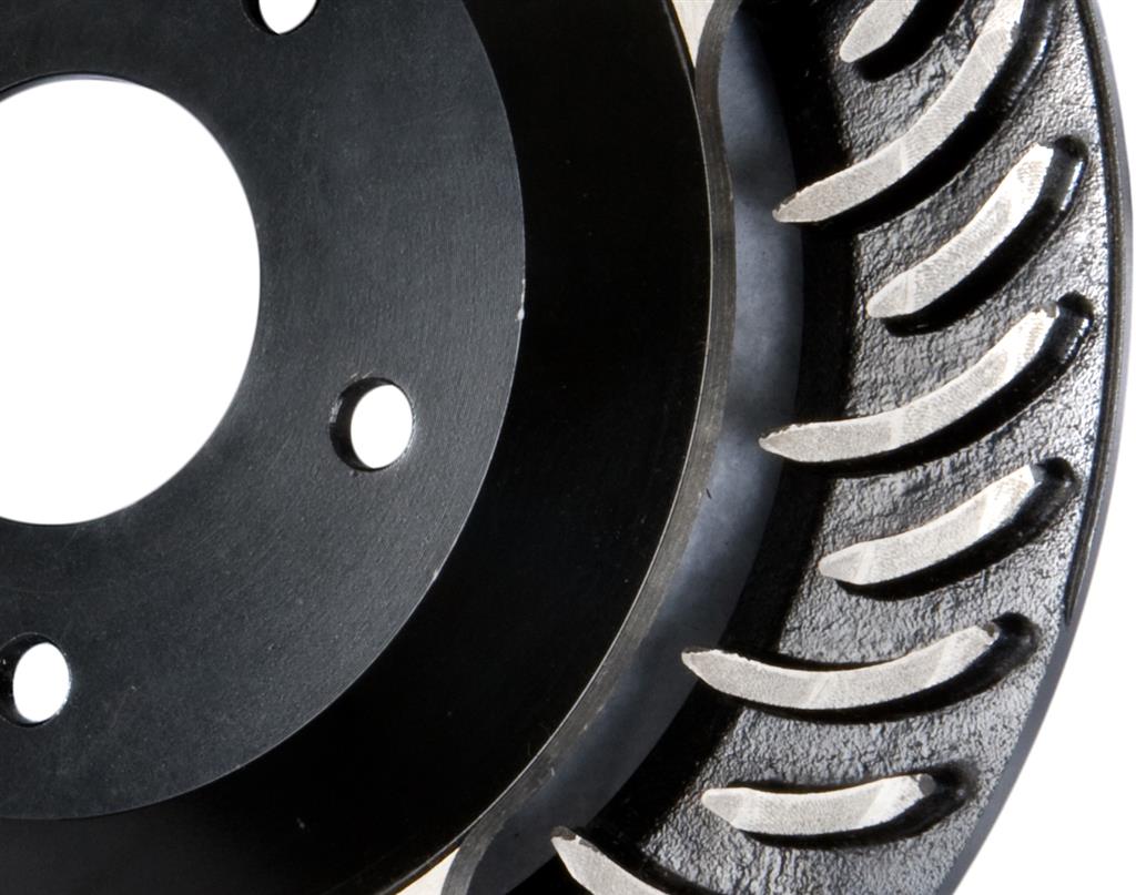 196034 05-13 Slotted en Cross Drilled achter Rotor - behalve Z51 of Magnetic Ride bediening