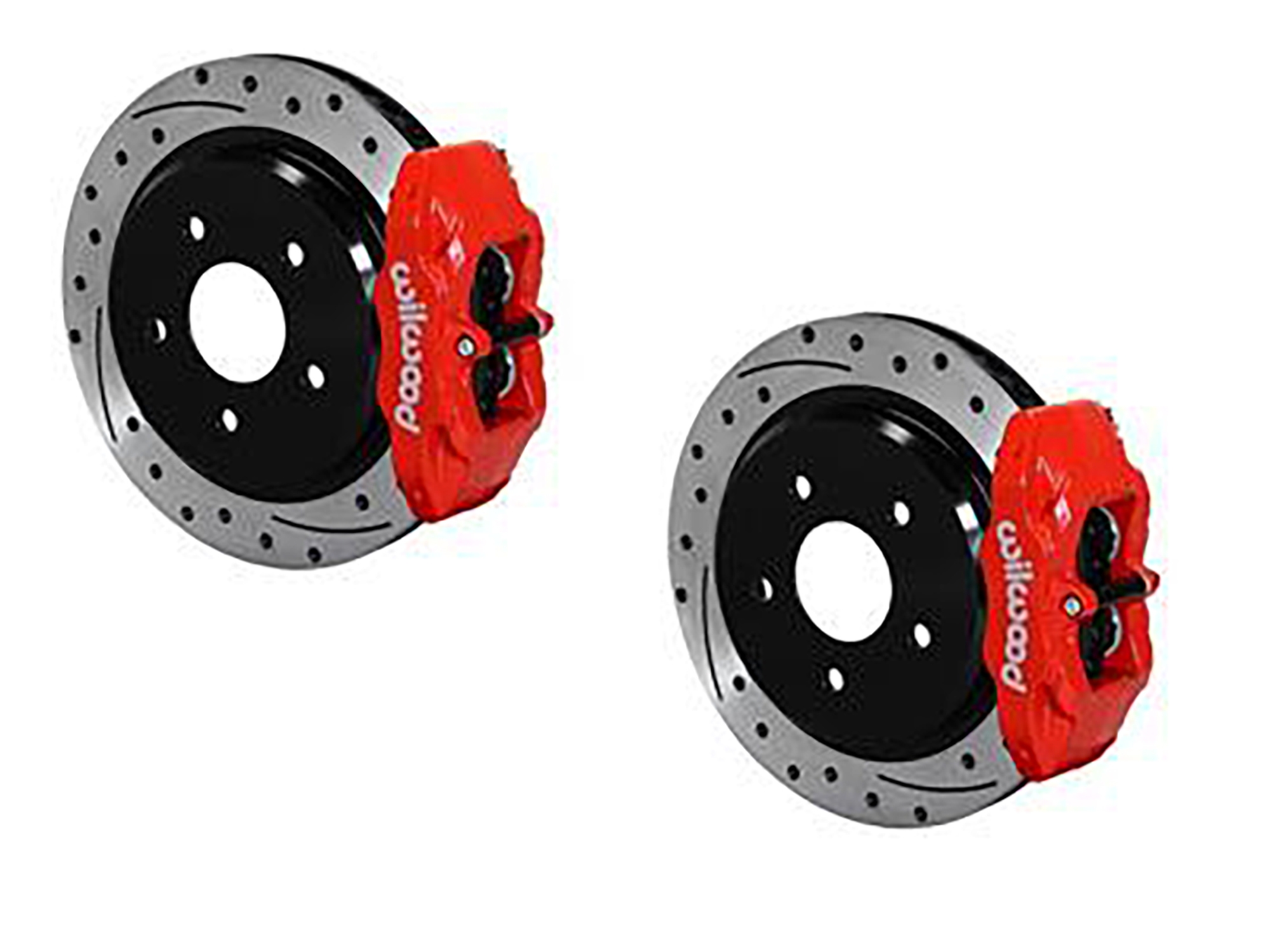 196079 05-13 Wilwood Direct Fit prestatie achter rem set met Rotors en Pads