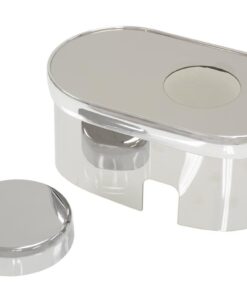 196118 09-13 rem Master cilinder afdekking met dop afdekking gepolijst roestvrij staal