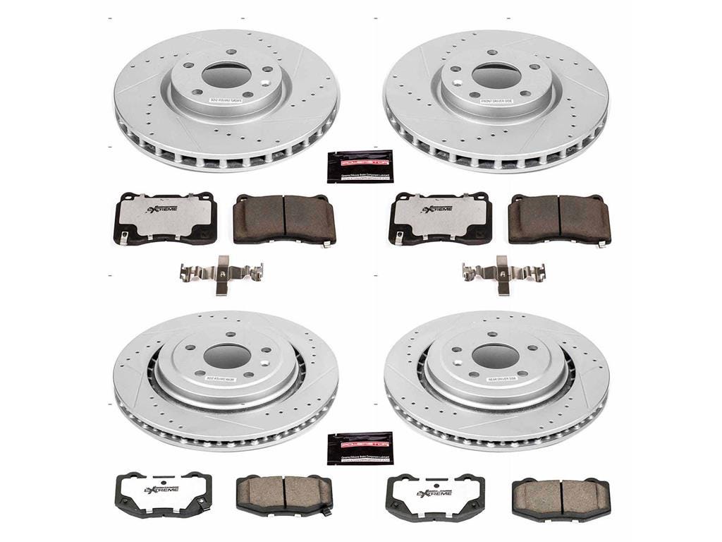 197044 14-19 PowerStop Z26 Drill & Slot Brakes K7291-26