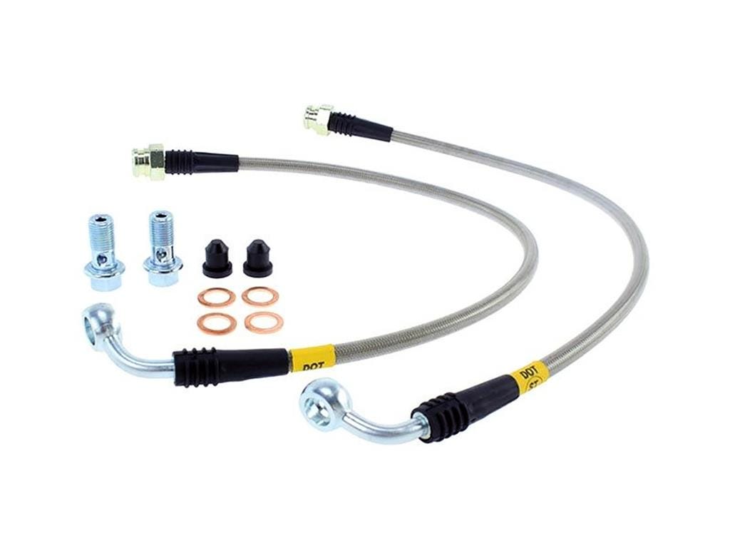197200 14-19 Front SS Braided Brake Hoses exc Z06
