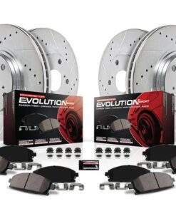 198009 2020-2027 Powerstop voor Z26 Extreme Carbon-Fiber rem Pads - behalve Z51